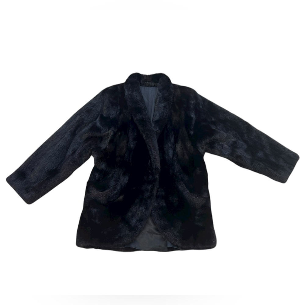 Real Black Mink in Excellent Condition